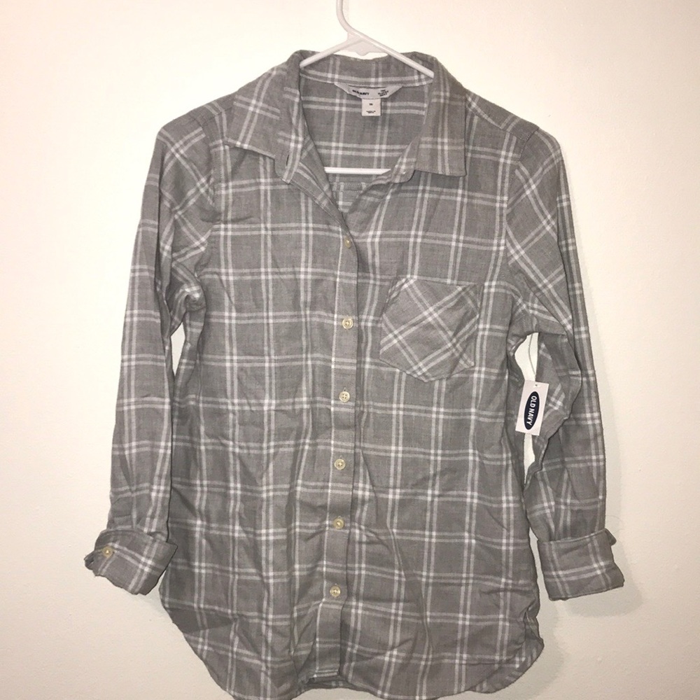Long sleeve plaid shirt